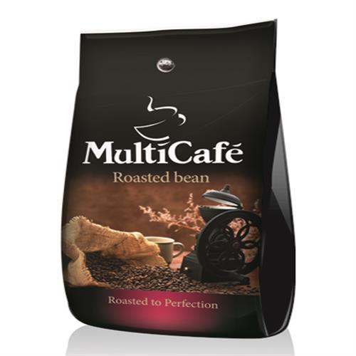 دانه قهوه 500 گرمی رست شده مولتی کافه