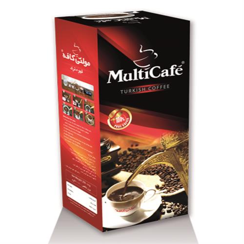 قهوه ترک بسته 200 گرمی  مولتی کافه